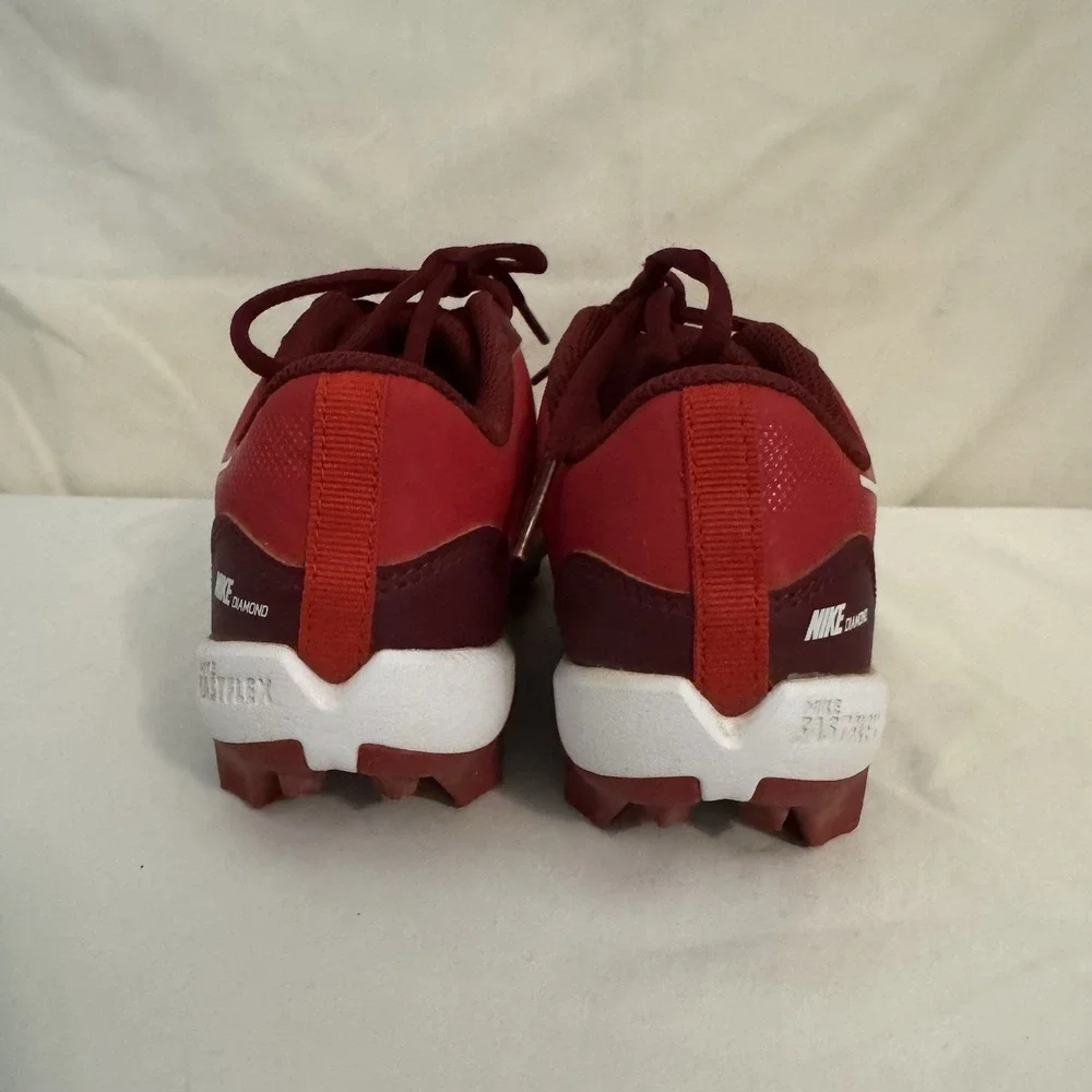 Nike Alpha Hurache 4 Keystone University Red Baseball Cleats Size Youth 13C
